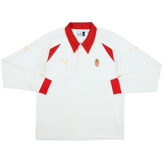 2002-03 Monaco Puma Polo L/S Shirt - 7/10 - (L)