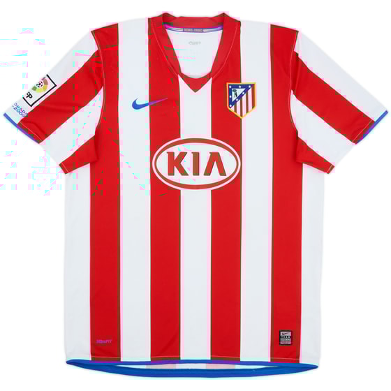 2008-09 Atletico Madrid Home Shirt - 5/10 - (L)