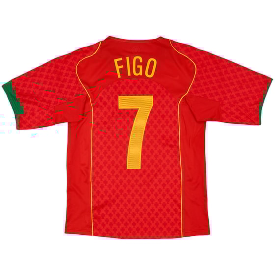 2004-06 Portugal Home Shirt Figo #7 - 10/10 - (S)