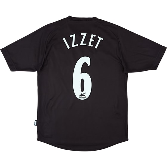 2003-04 Leicester Away Shirt Izzet #6 - 9/10 - (M)
