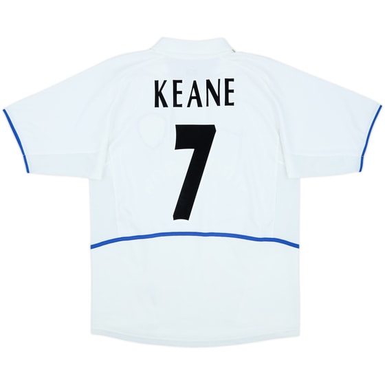 2002-03 Leeds United Home Shirt Keane #7 - 8/10 - (M)