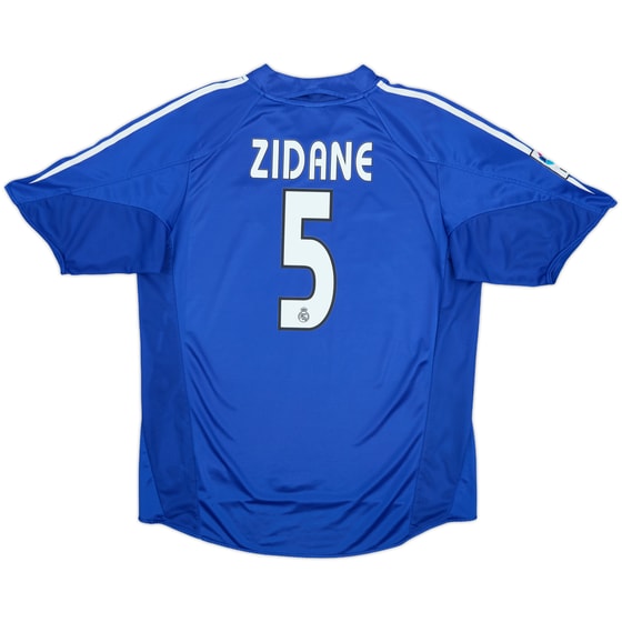 2004-05 Real Madrid Third Shirt Zidane #5 - 9/10 - (L)