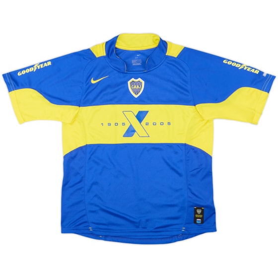 2003-04 Boca Juniors Home Shirt - 10/10 - (L.Boys)