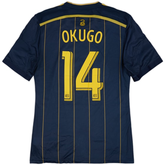 2014-16 Philadelphia Union Authentic Home Shirt Okugo #14 - 8/10 - (L)