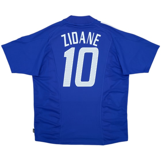 2002-04 France Home Shirt Zidane #10 - 8/10 - (XL)
