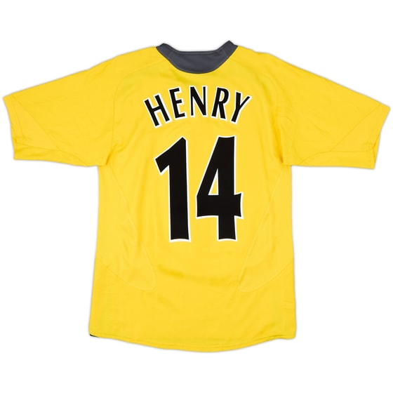 2005-06 Arsenal Away Shirt Henry #14 - 7/10 - (S)