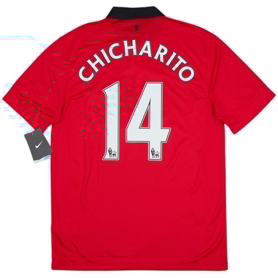 2013-14 Manchester United Home Shirt Chicharito #14 (M)