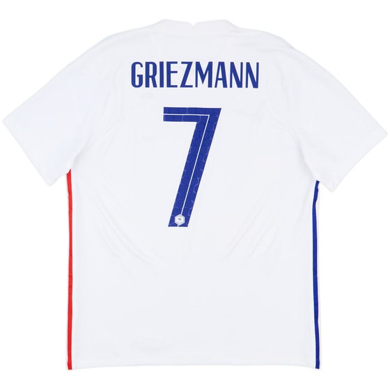 2020-21 France Away Shirt Griezmann #7 - 8/10 - (L)