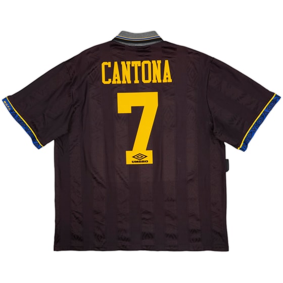 1993-95 Manchester United Away Shirt Cantona #7 - 7/10 - (XXL)