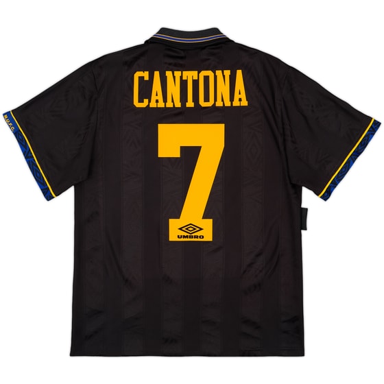 1993-95 Manchester United Away Shirt Cantona #7 - 6/10 - (M)