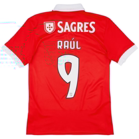 2017-18 Benfica Home Shirt Raul #9 - 8/10 - (S)
