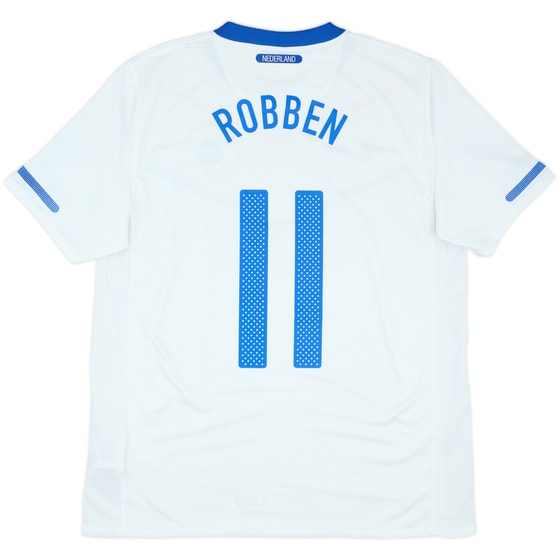 2010-11 Netherlands Away Shirt Robben #11 - 4/10 - (L)