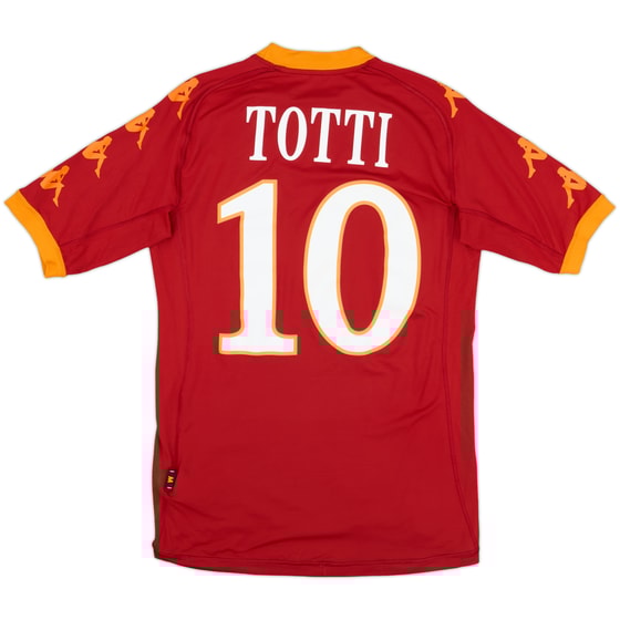 2010-11 Roma Home Shirt Totti #10 - 7/10 - (M)