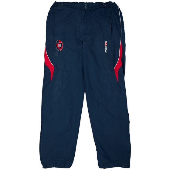 2009-10 Cagliari Macron Track Pants/Bottoms - 4/10 - (XL)