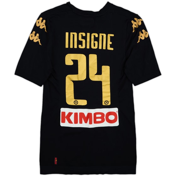 2016-17 Napoli Player Issue Third Shirt Insigne #24 - 7/10 - (XL)