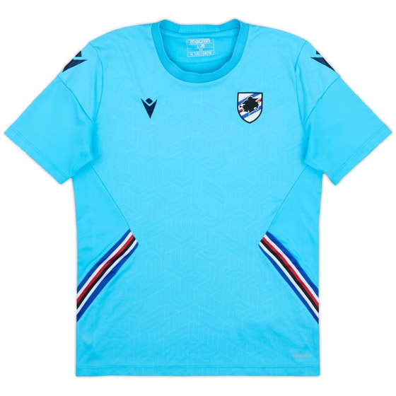 2020-21 Sampdoria Macron Training Shirt - 9/10 - (L.Boys)