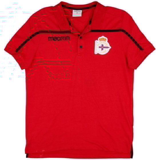 2015-16 Deportivo Macron Polo Shirt - 8/10 - (M)