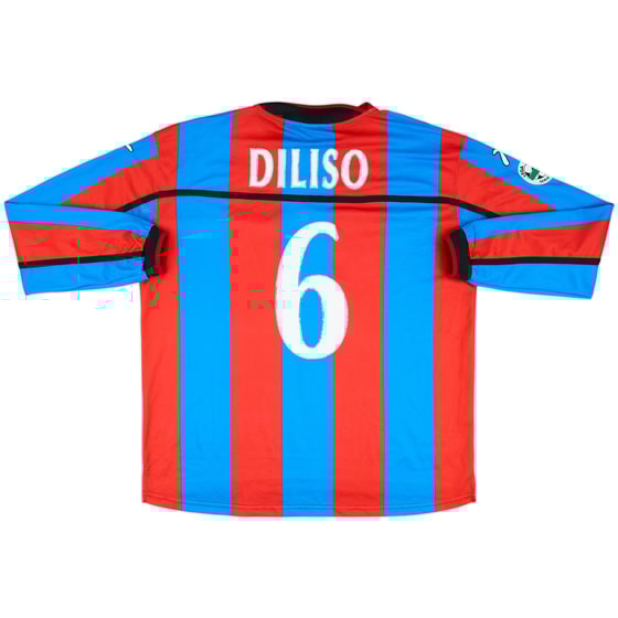2003-04 Catania Match Issue Home L/S Shirt Diliso #6