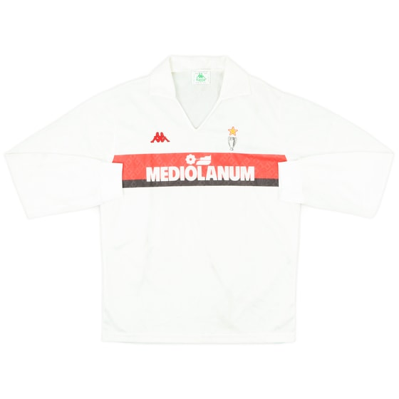 1988-89 AC Milan Away L/S Shirt - 8/10 - (L)