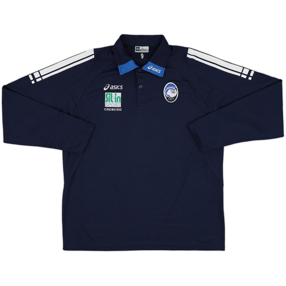 2006-07 Atalanta Player Issue Asics Training L/S Shirt #9 - 9/10 - (XL)