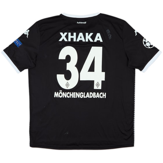 2015-16 Borussia Monchengladbach European Home Shirt Xhaka #34 - 5/10 - (XXL)