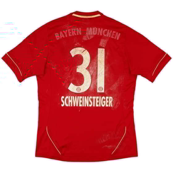 2011-13 Bayern Munich Home Shirt Schweinsteiger #31 - 4/10 - (M)