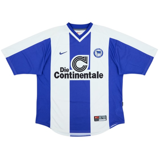 1999-00 Hertha Berlin Home Shirt - 8/10 - (L)