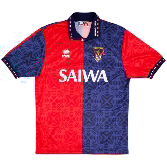 GENOA 1993年製 サッカージャージ XL 超希少】サッカー日本代表ジャージ ドーハ 93 94 三浦和良 asics