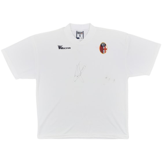 2001-02 Bologna Macron Signed Training Shirt - 6/10 - (S)