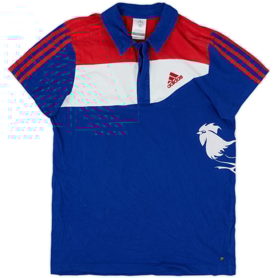 2007-08 France adidas 'Euro 2008' Polo Shirt - 9/10 - (Women's S)