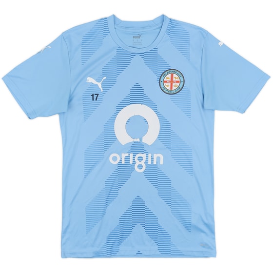 2022-23 Melbourne City Player Issue Puma Training Shirt #17 - 5/10 - (M)