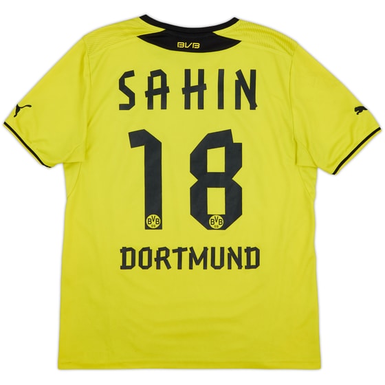 2013-14 Borussia Dortmund Home Shirt Sahin #18 - 4/10 - (M)