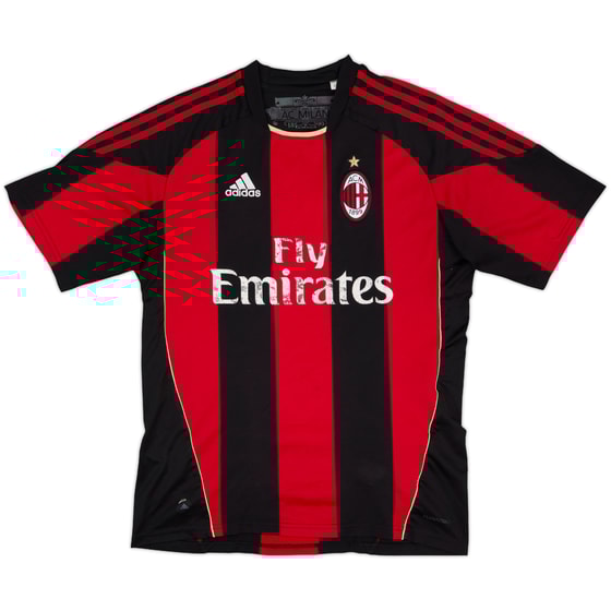 2010-11 AC Milan Home Shirt - 4/10 - (M)