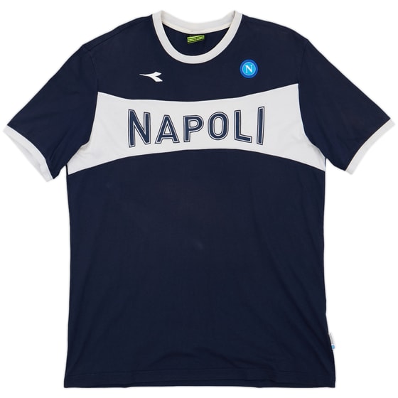 2007-08 Napoli Diadora Cotton Tee - 8/10 - (XL)