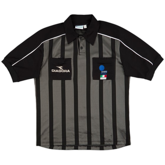 1999-00 Italy Diadora FIGC Referee Shirt - 5/10 - (M)