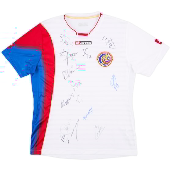 2012 Costa Rica Squad Signed Away Shirt - 7/10 - (S)