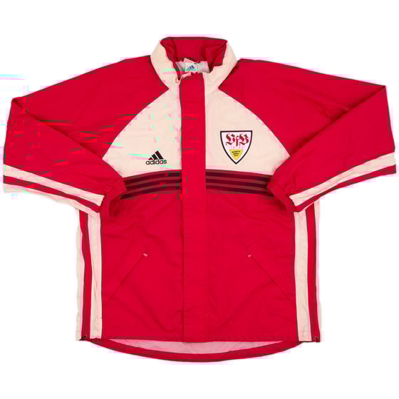 1998-00 Stuttgart adidas Hooded Rain Jacket - 5/10 - (XL)