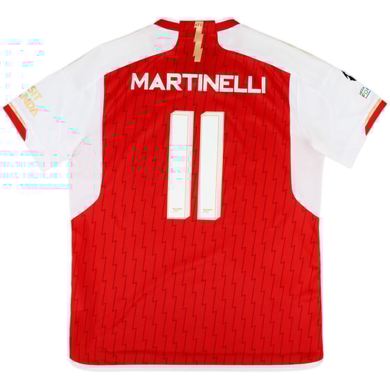 2023-24 Arsenal Home Shirt Martinelli #11 - 9/10 - (XL)