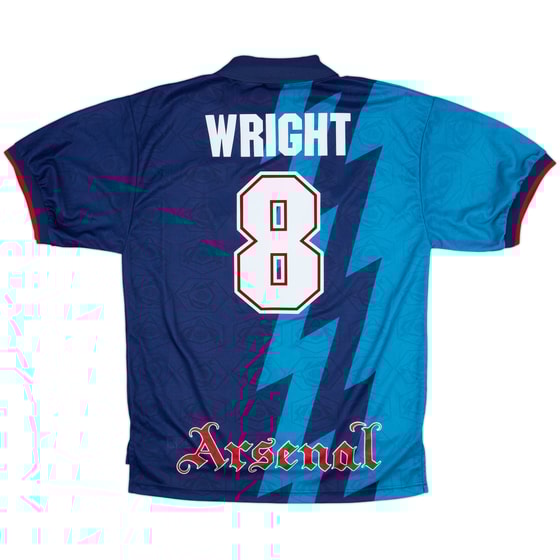 1995-96 Arsenal Away Shirt Wright #8 - 9/10 - (L)