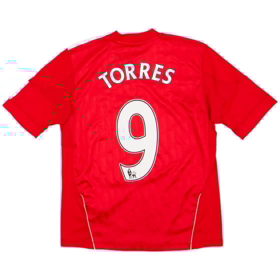 2010-12 Liverpool Home Shirt Torres #9 - 6/10 - (M.Boys)