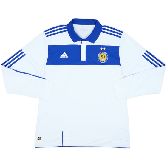 2010-11 Dynamo Kyiv Home L/S Shirt - 10/10 - (XL)