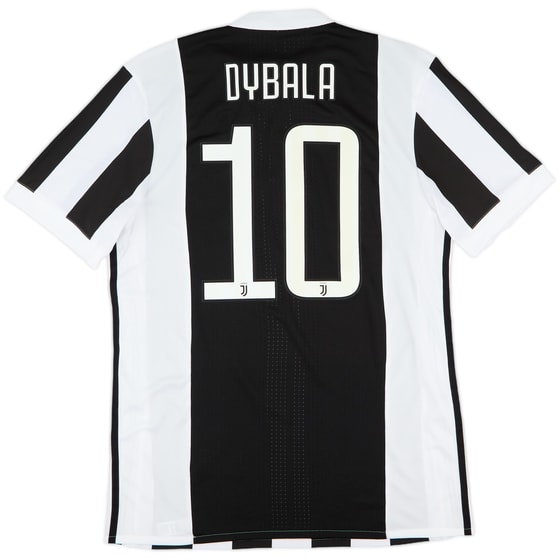 2017-18 Juventus Authentic Home Shirt Dybala #10 - 10/10 - (L)