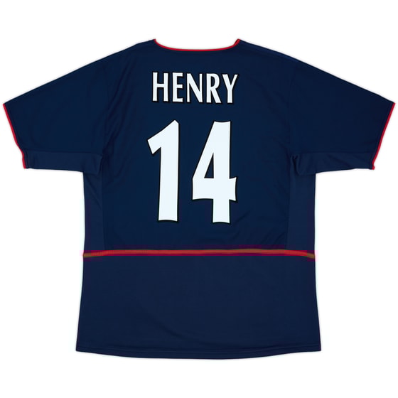 2002-04 Arsenal Away Shirt Henry #14 - 9/10 - (L)
