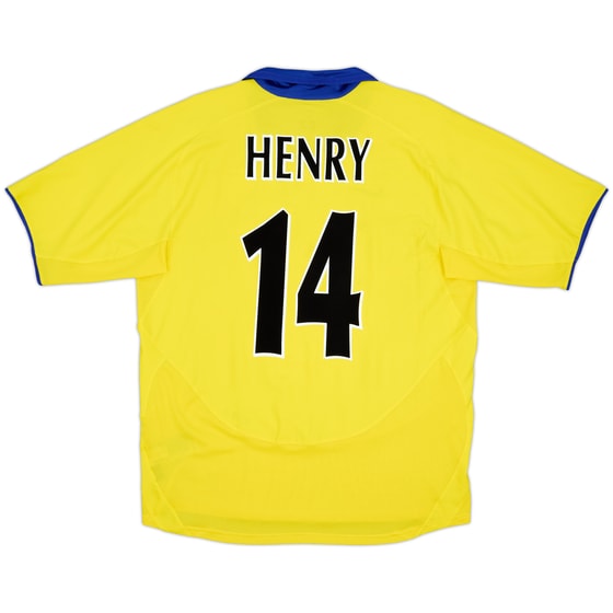2003-05 Arsenal Away Shirt Henry #14 - 8/10 - (L)
