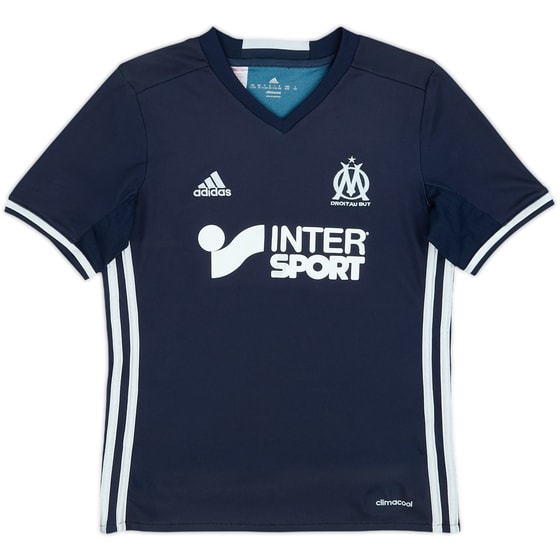 2016-17 Olympique Marseille Away Shirt - 7/10 - (M.Boys)