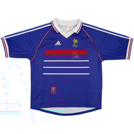 1998-00 France 'Pour Toi Zinedine Zidane' Home Shirt - 7/10 - (XL)