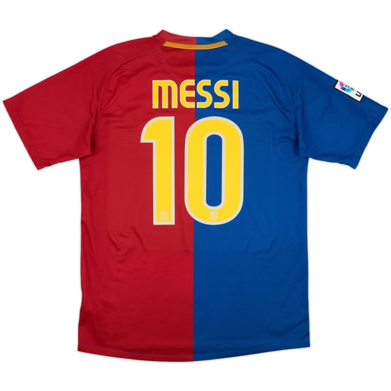 2008-09 Barcelona Home Shirt Messi #10 - 6/10 - (M)