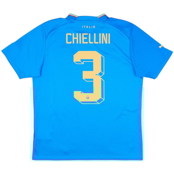 2022-23 Italy Home Shirt Chiellini #3 - 10/10 - (L)