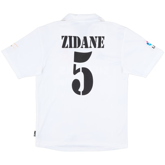 2002-03 Real Madrid Centenary Home Shirt Zidane #5 - 8/10 - (S)