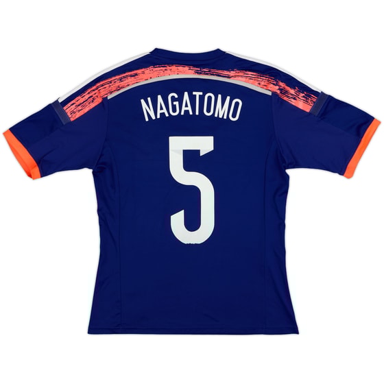 2013-15 Japan Home Shirt Nagatomo #5 - 7/10 - (S)